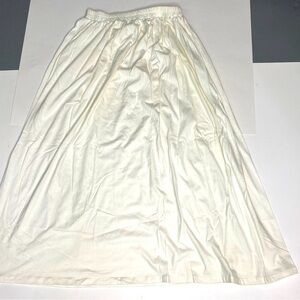 United Colors Of Benetton Cream A-Line Skirt